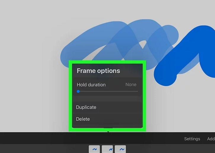 Adjust the Frame Options