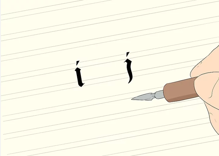 Dot the Letters “i” and “j” with a Hairline Stroke