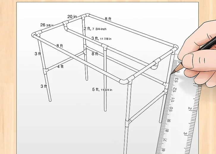 Sketch the Frame to Estimate Pipe Requirements