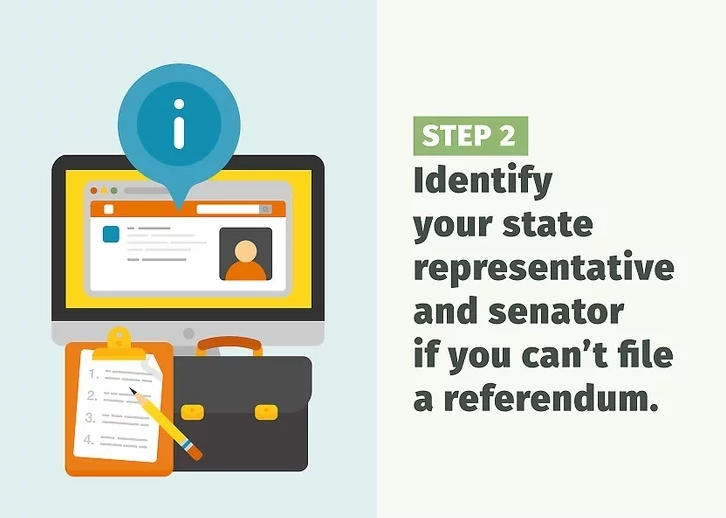File an initiative or referendum if allowed in your state