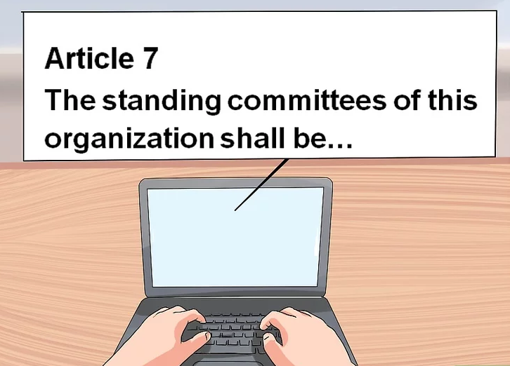 Write the rules on committees