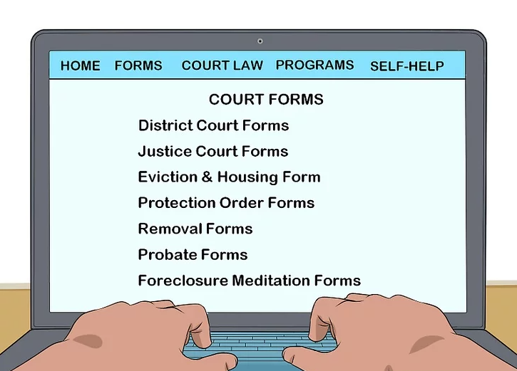 Check with the Court for Complaint Forms
