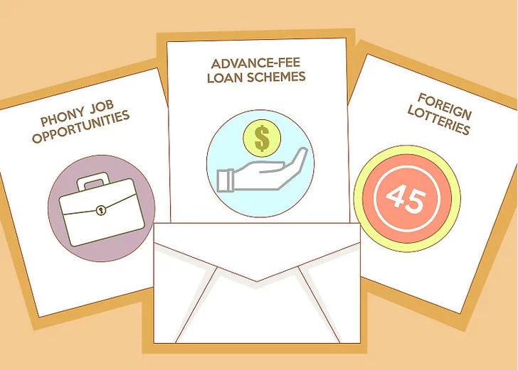 Know common mail fraud schemes.