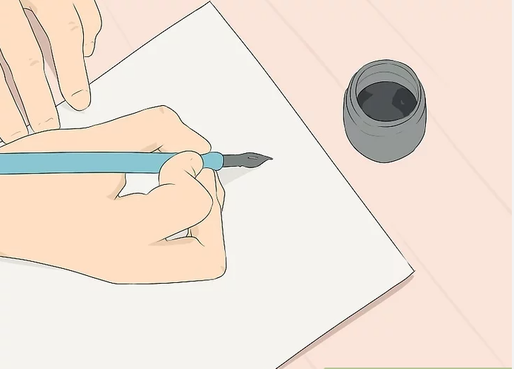 Choose a Dip Pen and Ink Bottle