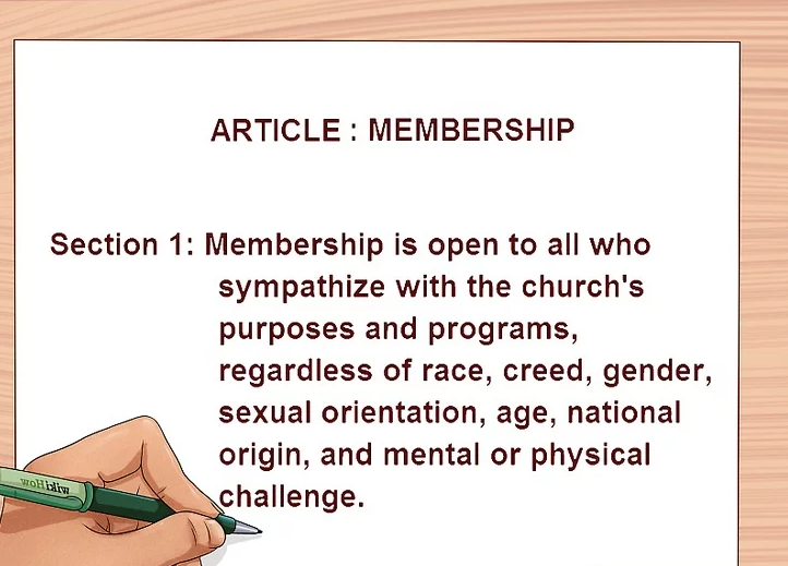 Draft the Membership Article