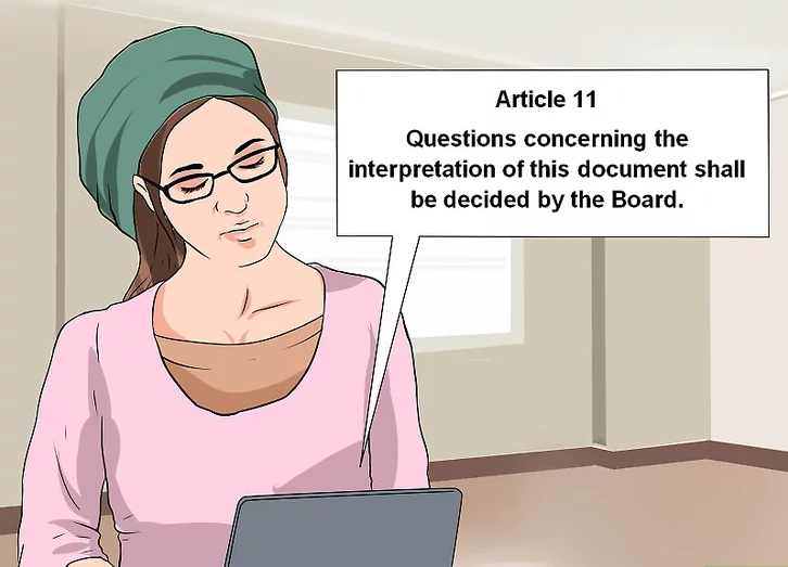 Write how questions concerning the interpretation of the constitution shall be decided