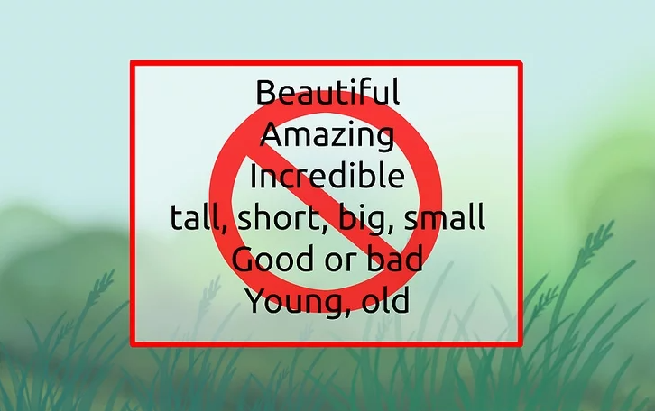 Avoid Empty Descriptive Words