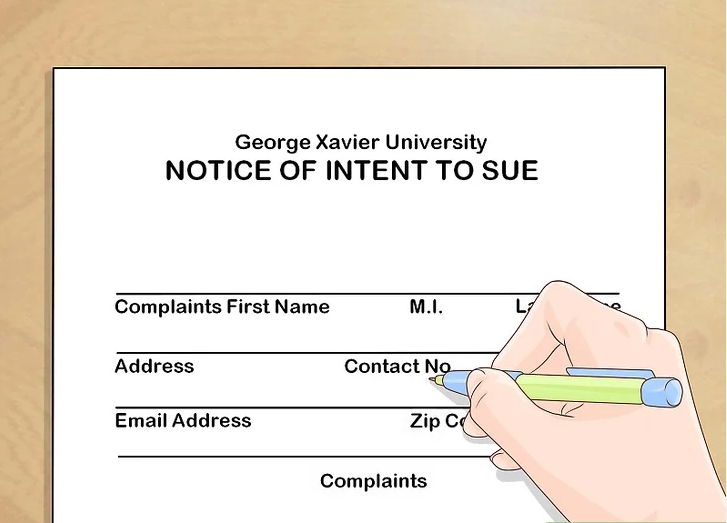 Look for Notice of Intent Forms