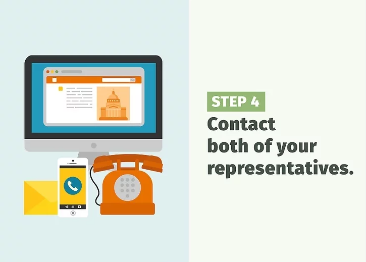 Contact both of your representatives.