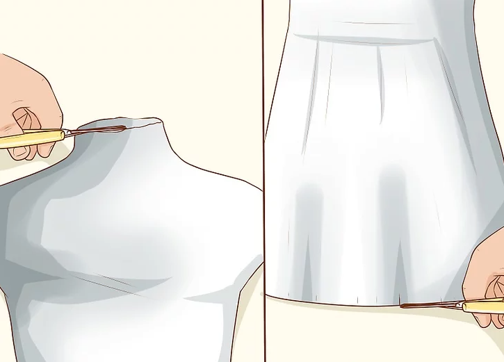 Smooth out the top and bottom edges