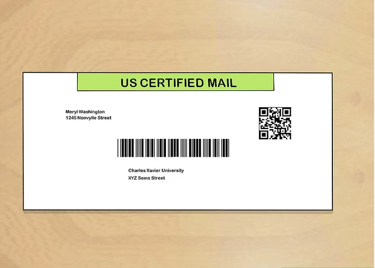 Send Your Letter to the School