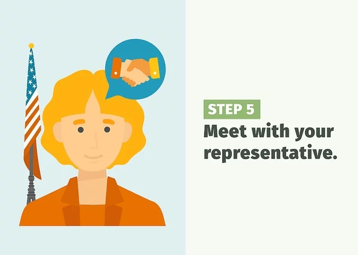 Meet with your representative.