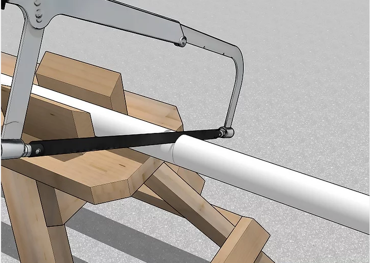 Cut the PVC Pipes to Length