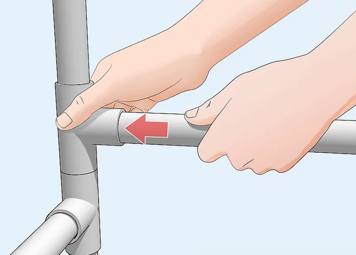 Secure the Pipes by Inserting Them Fully into the Joints