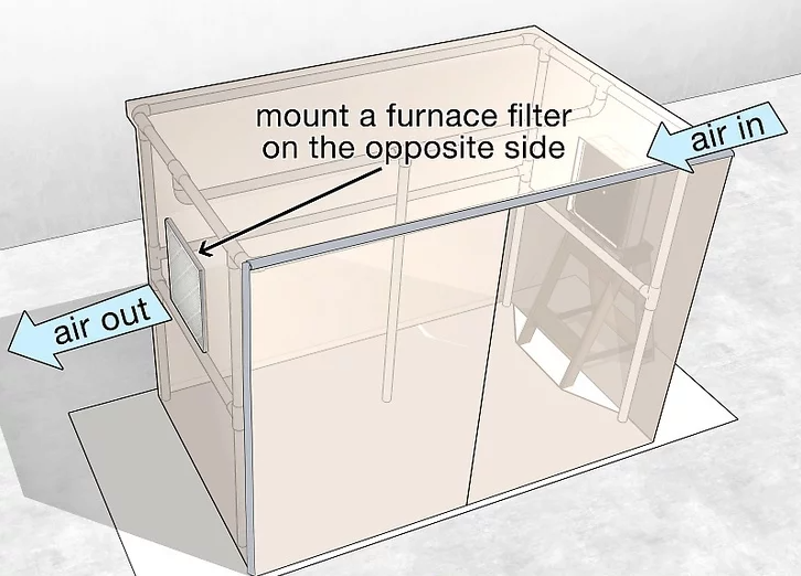 Mount a Furnace Filter in the Plastic