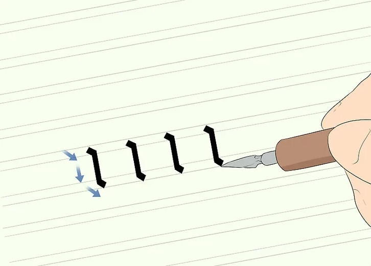 Practice a Line with Both Top and Bottom Serifs
