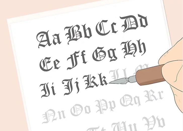 Trace Letters Before Writing Freehand