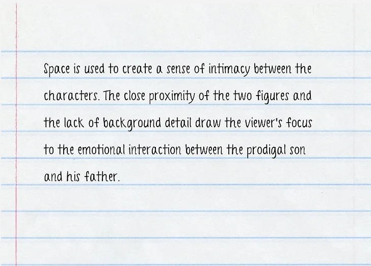Evaluate the role of light in the piece