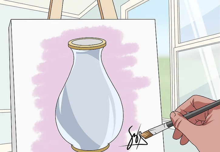 Sign your painting immediately after finishing it