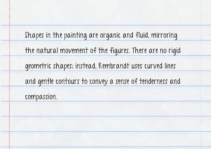 Observe how shape functions in the composition