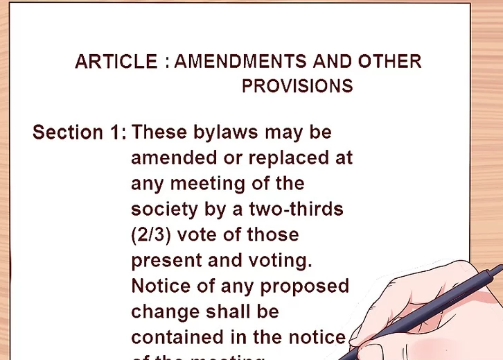 Include the Amendments and Other Provisions Article