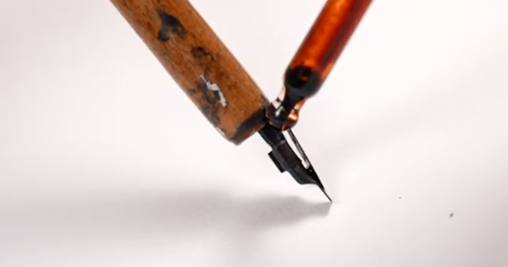 Use an Eyedropper for Dip Pens and Brush Pens