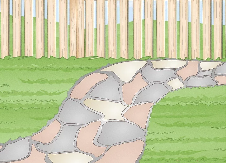 For an Organic, Lighter Mood, Try Less Linear Flagstones