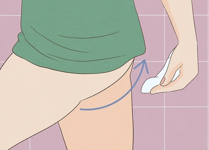 Always Wipe from Front to Back