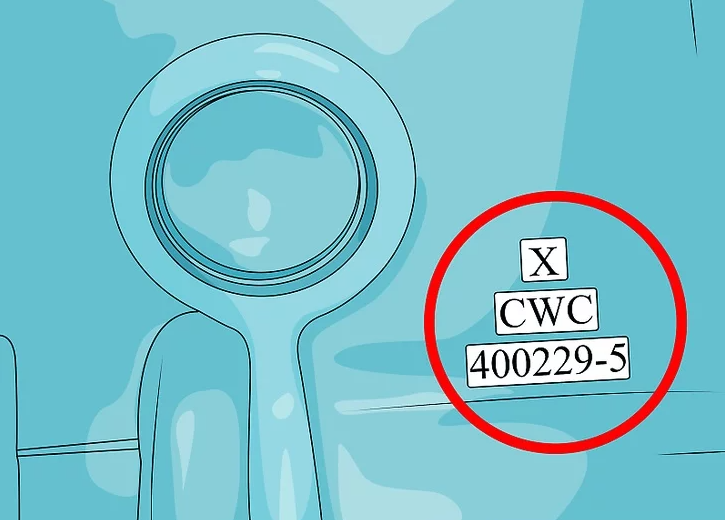 1. Locate the Nine-Digit Casting Tag
