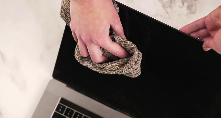 Step 1: Remove Loose Dust with a Microfiber Cloth