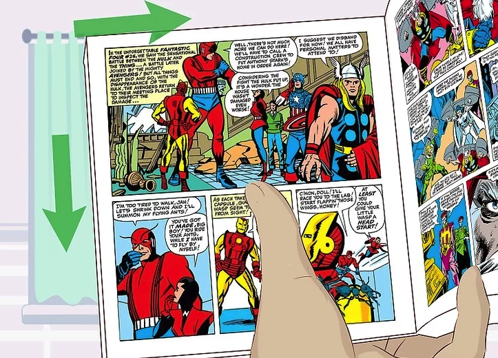 Step 1: Read Western (American) Comics from Left to Right