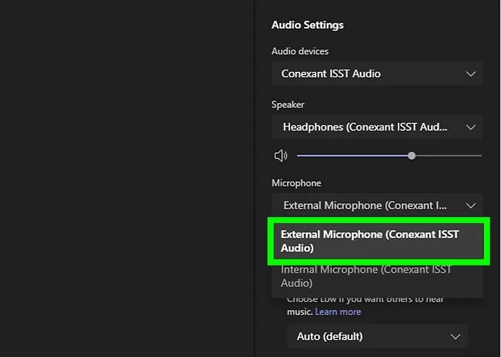Try a Different Microphone