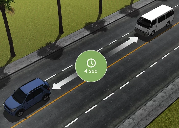 Step 2: Leave Extra Space Between You and Other Vehicles