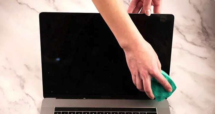 Step 2: Gently Clean Grime with a Slightly Damp Cloth