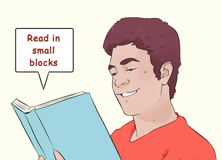 Step 2: Read the Book in Small Blocks