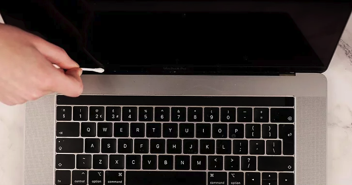 Step 3: Clean Seams and Crevices with Cotton Swabs