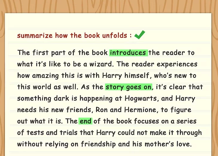 Step 3: Describe Major Plot Points and Characters