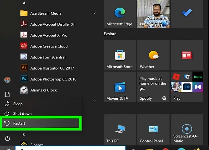Restart Your Computer