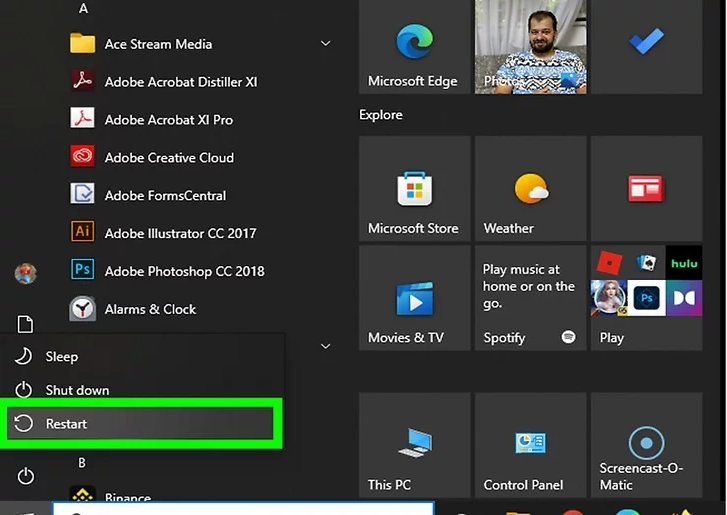 Restart Your Computer