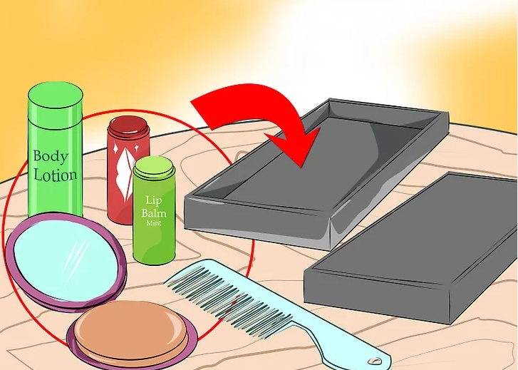 Step 8: Put Together a Mini Cosmetics Case