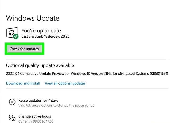 Update Your Operating System and Drivers