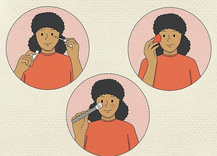 2. Apply Basic Facial Makeup