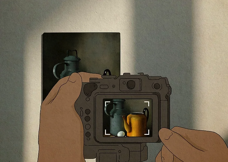 Step 1: Take clear, high-resolution photos of your artwork