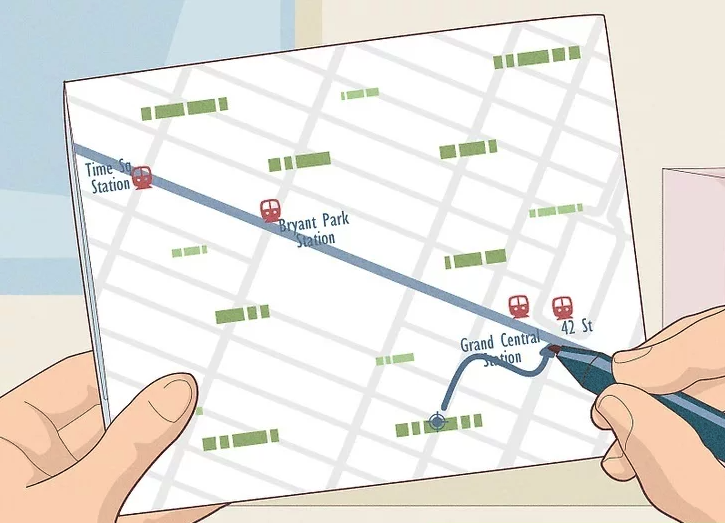 Step 1: Review the NYC Subway Route Map
