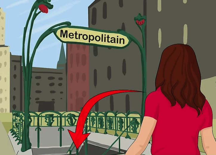 Step 3: Enter the Metro Station