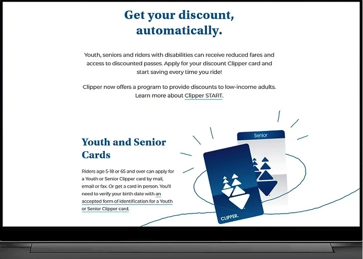 Step 5: Use Discounted Clipper Cards for Youths and Seniors