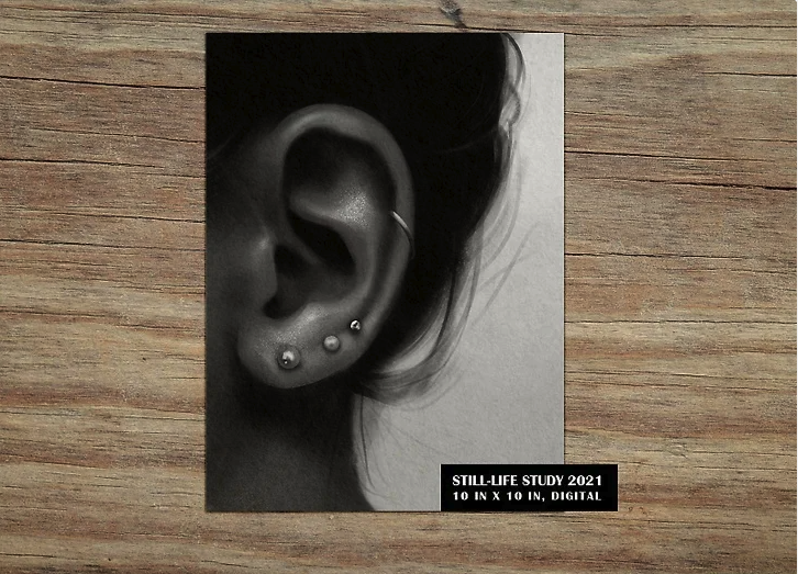 Step 8: Label each artwork clearly