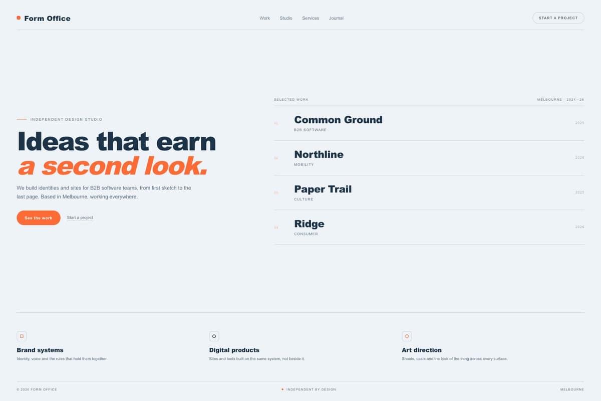 Form Office — full page preview