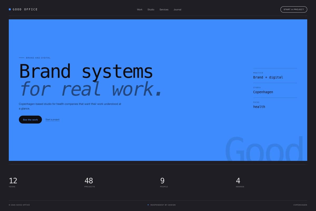 Good Office — full page preview