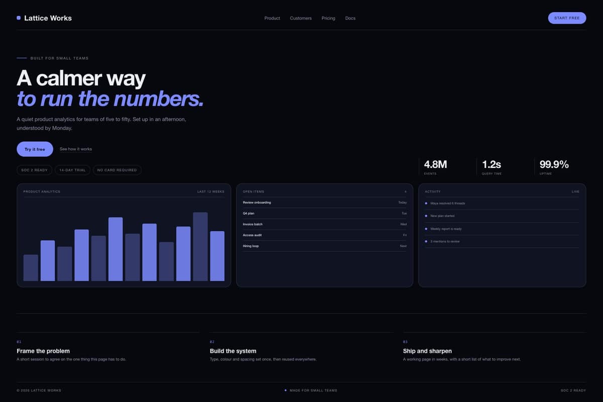 Lattice Works — full page preview